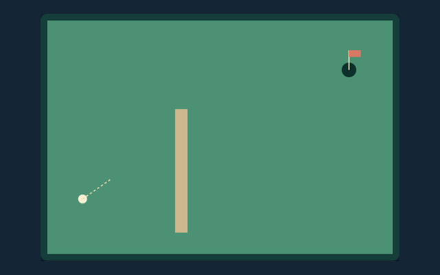 Mini Golf game board